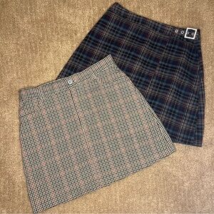 Brandy Melville Plaid Skirts